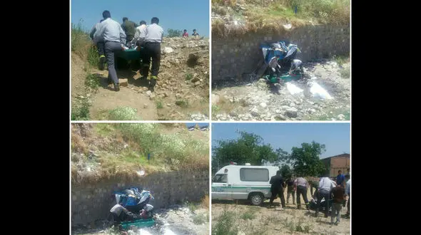 کشف جسد ناشناس در رودخانه اسلام آباد گرگان + عکس 