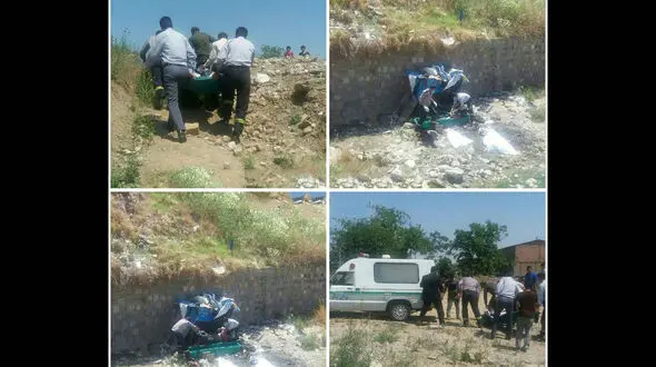 کشف جسد ناشناس در رودخانه اسلام آباد گرگان + عکس 