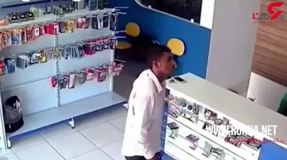 مرگ احمقانه یک گوشی دزد + فیلم 