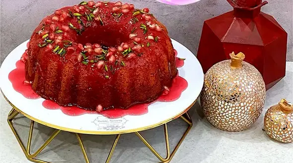 کیک انار رو یلدای امسال درست کن / فیلم