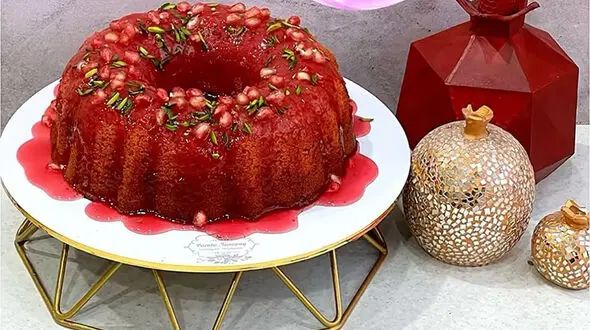 کیک انار رو یلدای امسال درست کن / فیلم