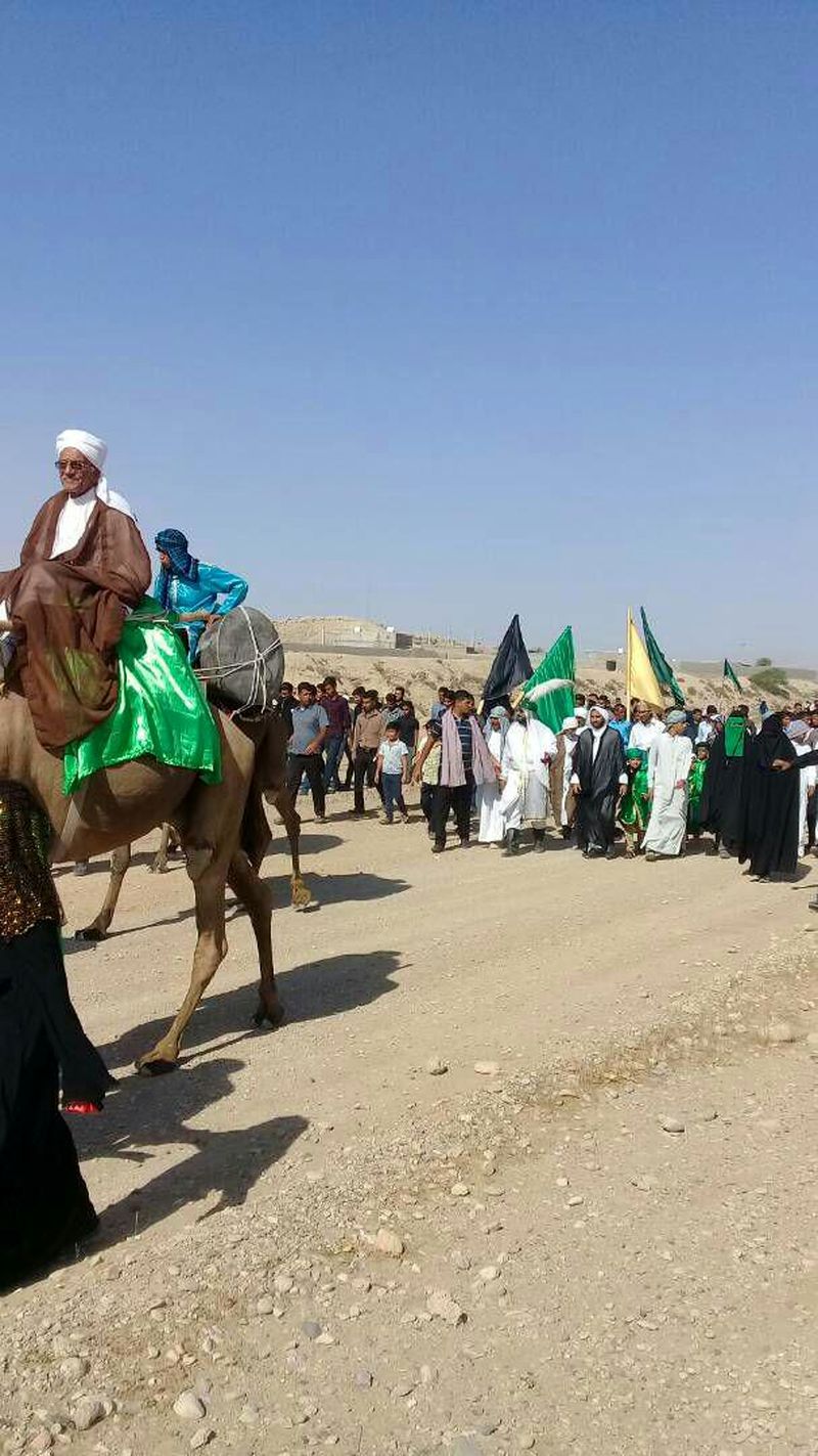 حرکت نمادین کاروان امام حسین(ع) به سمت کربلا