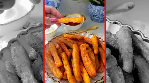 فیلم طرز تهیه چیپس پفکی با سیب زمینی