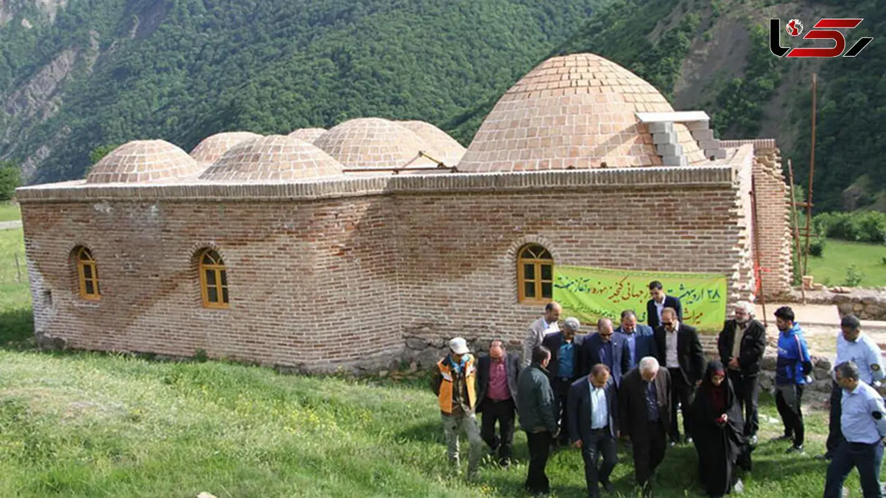 حمام تاریخی مریان در گیلان مرمت شد