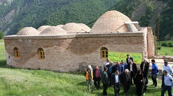حمام تاریخی مریان در گیلان مرمت شد