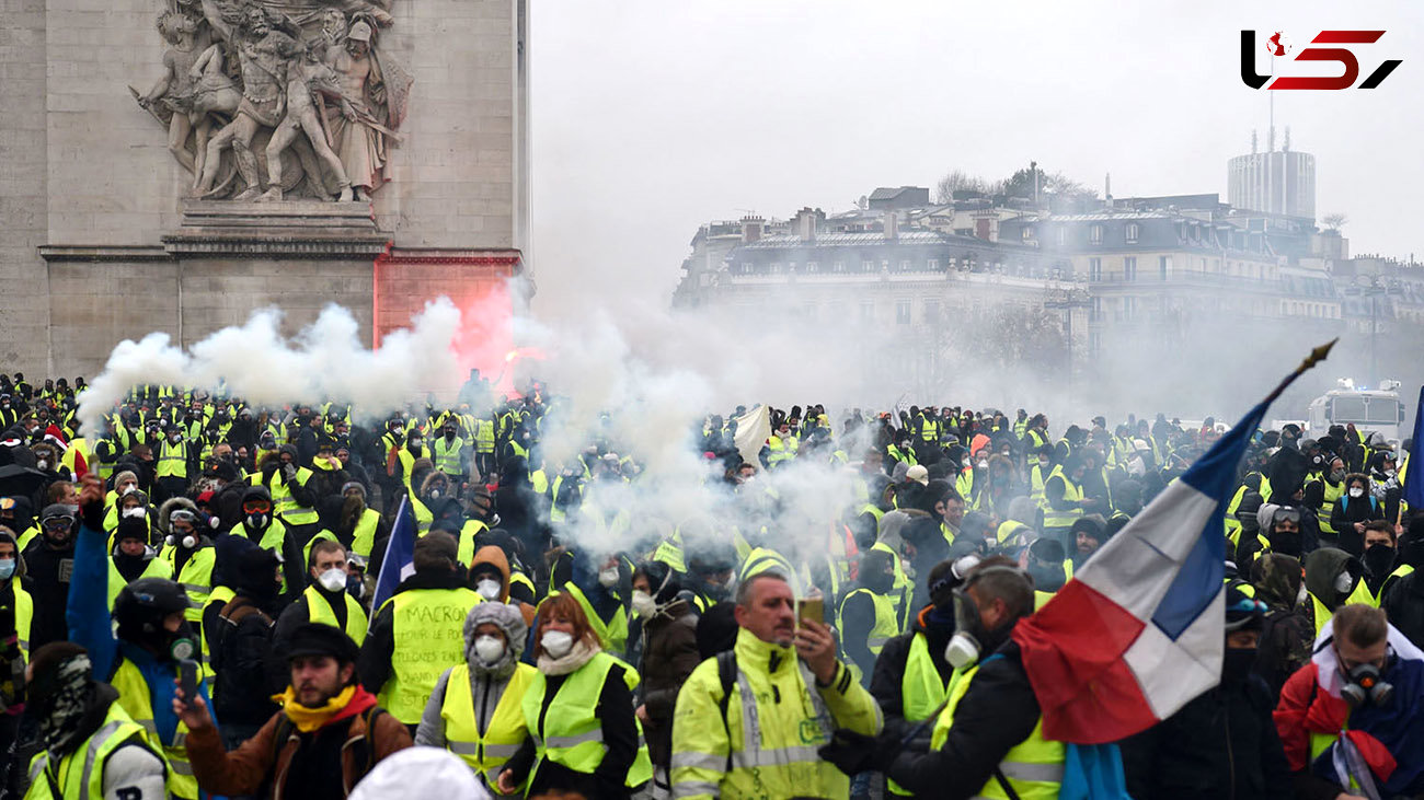 جلیقه زردهای فرانسه از کرونا نترسیدند و به خیابان ها بازگشتند