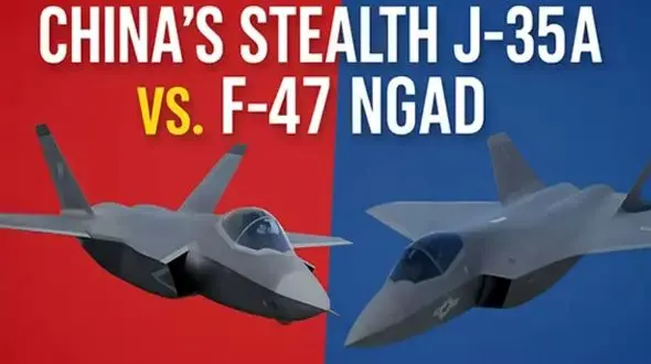 بررسی تخصصی: J-35A چین در مقابل F-47 NGAD آمریکا، کدام جنگنده نسل ششمی بهتر است؟