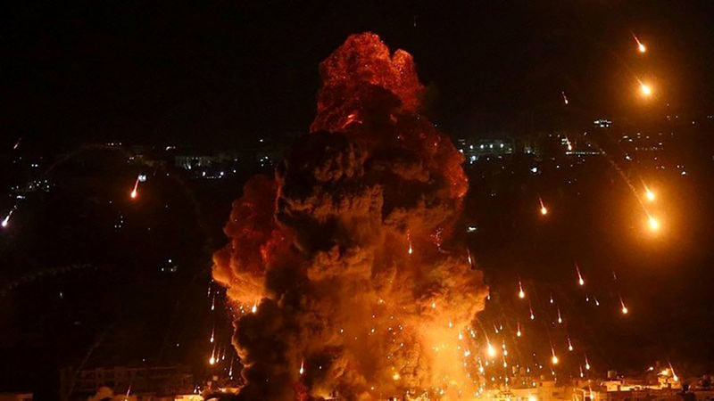 بامداد امروز صهیونیست‌ها ۱۴ بار به ضاحیه  بیروت و«حلب» سوریه حمله کردند