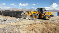 4 هزار متر مربع از اراضی ملی در روستای حاجی علی کند رفع تصرف شد