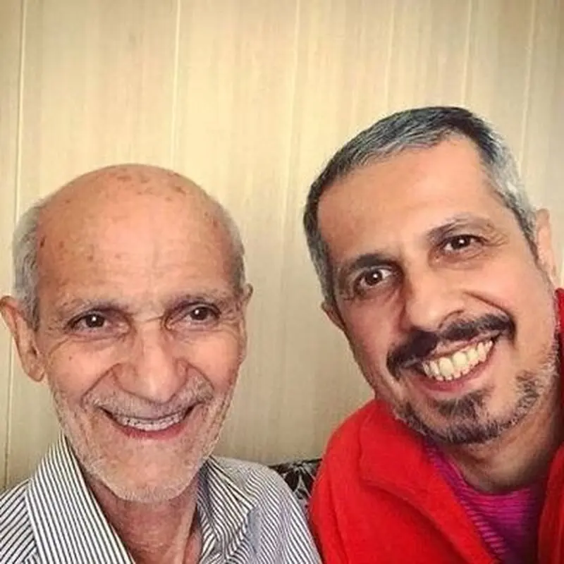 پست تلخ سیدجواد رضویان برای فوت پدرش/ سلطان کمدی ایران عزادار شد+عکس