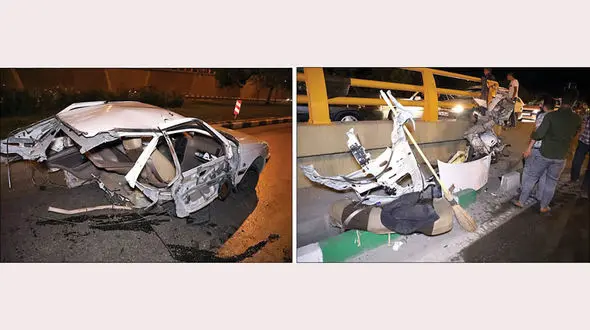 حادثه ای فجیع در کاروان عروسی زوج مشهدی + عکس ها