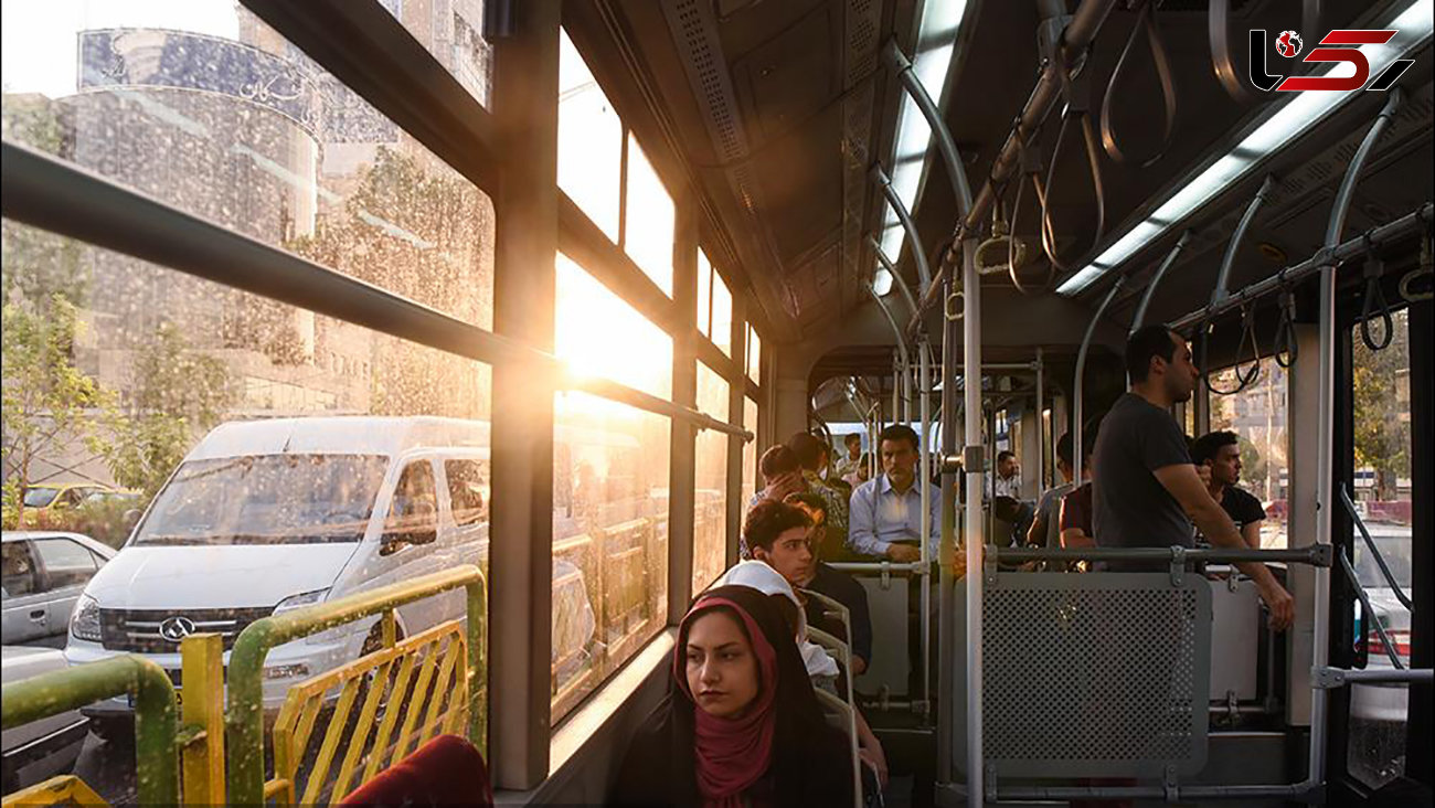 تهویه هوای اکثر مترو و اتوبوس های تهران کار نمی کند / دمای هوای بالای 40 درجه !