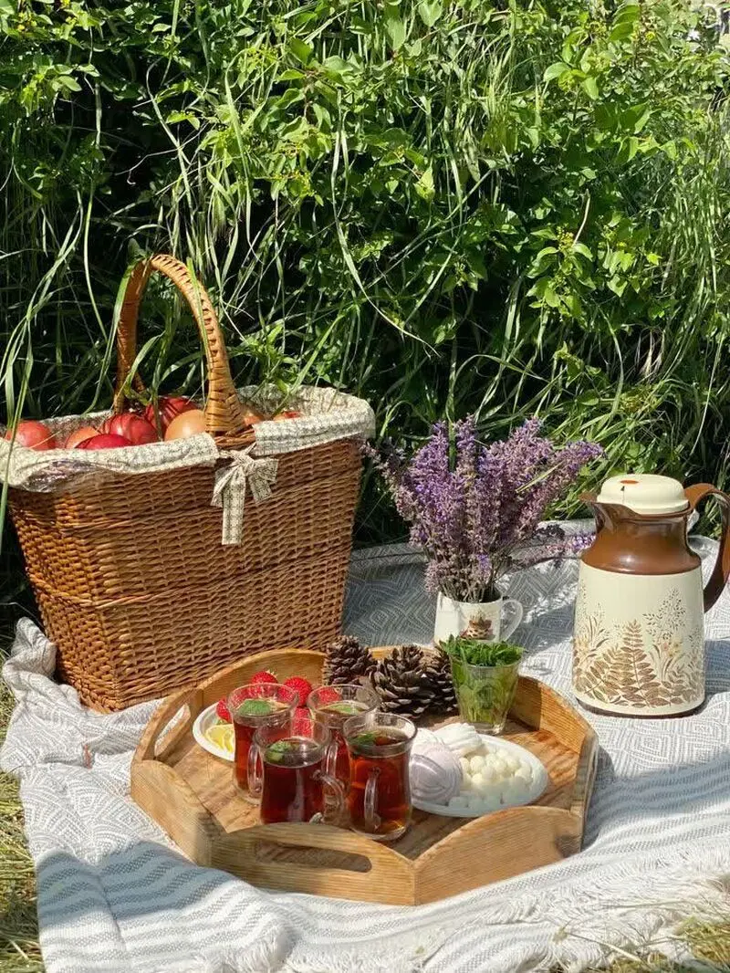 مدل سبد حصیری برای میوه روز