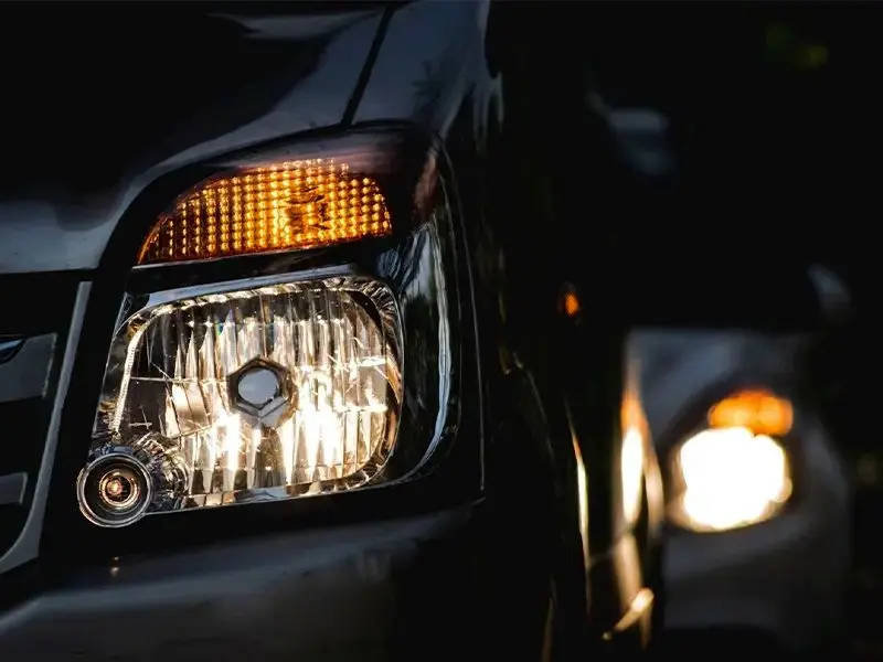 هدلایت نور زرد