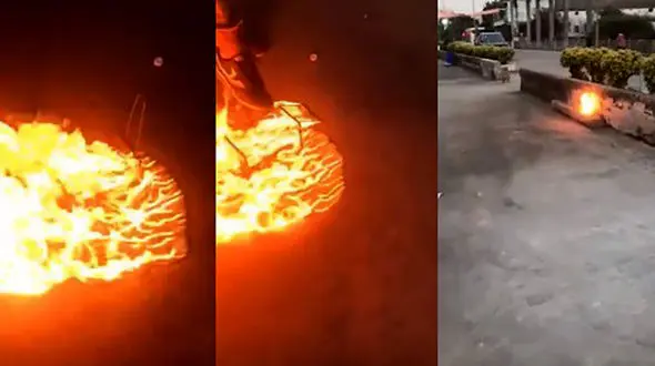  اقدام جنون‌آمیز این دو مرد صدای کاربران را در آورد! +فیلم