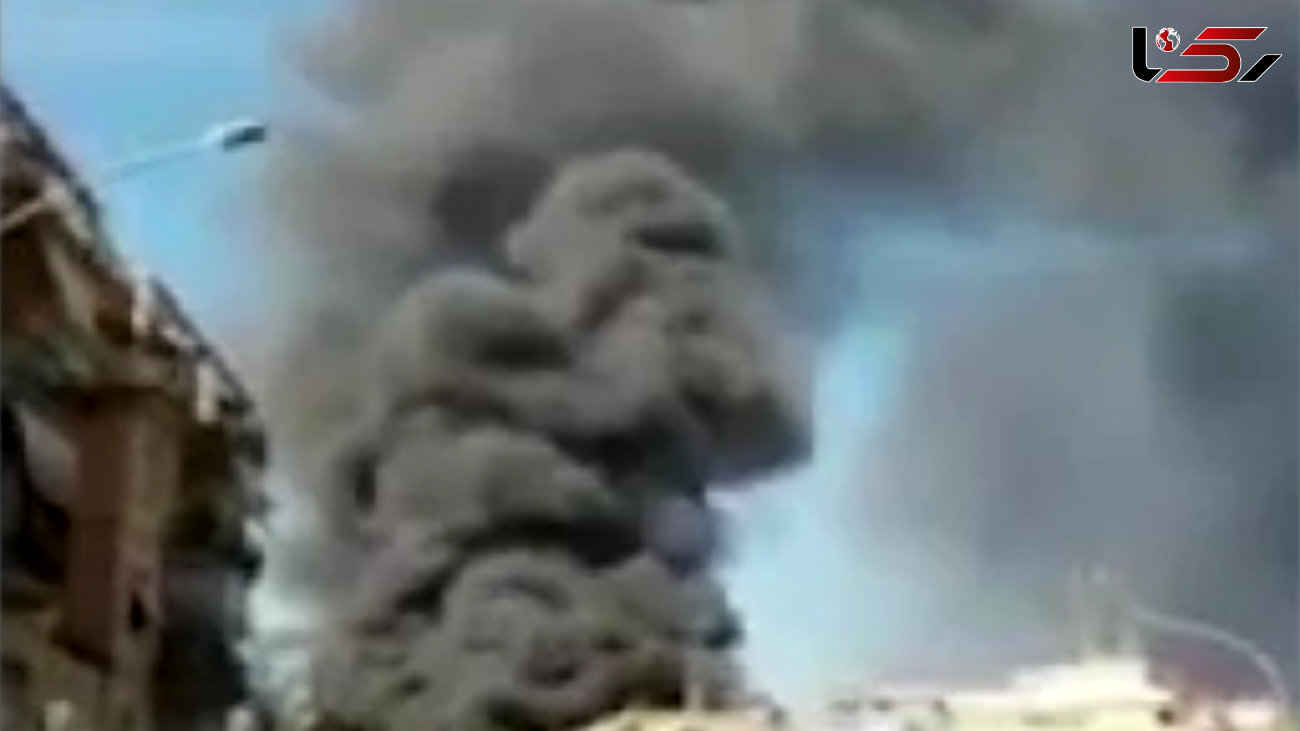 آتش‌سوزی گسترده در نزدیکی واتیکان + فیلم