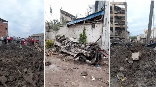 آستانه اشرفیه پس از حمله موشکی اسرائیل و روایت مردمی که در میان آوارها رها شده‌اند + صوت