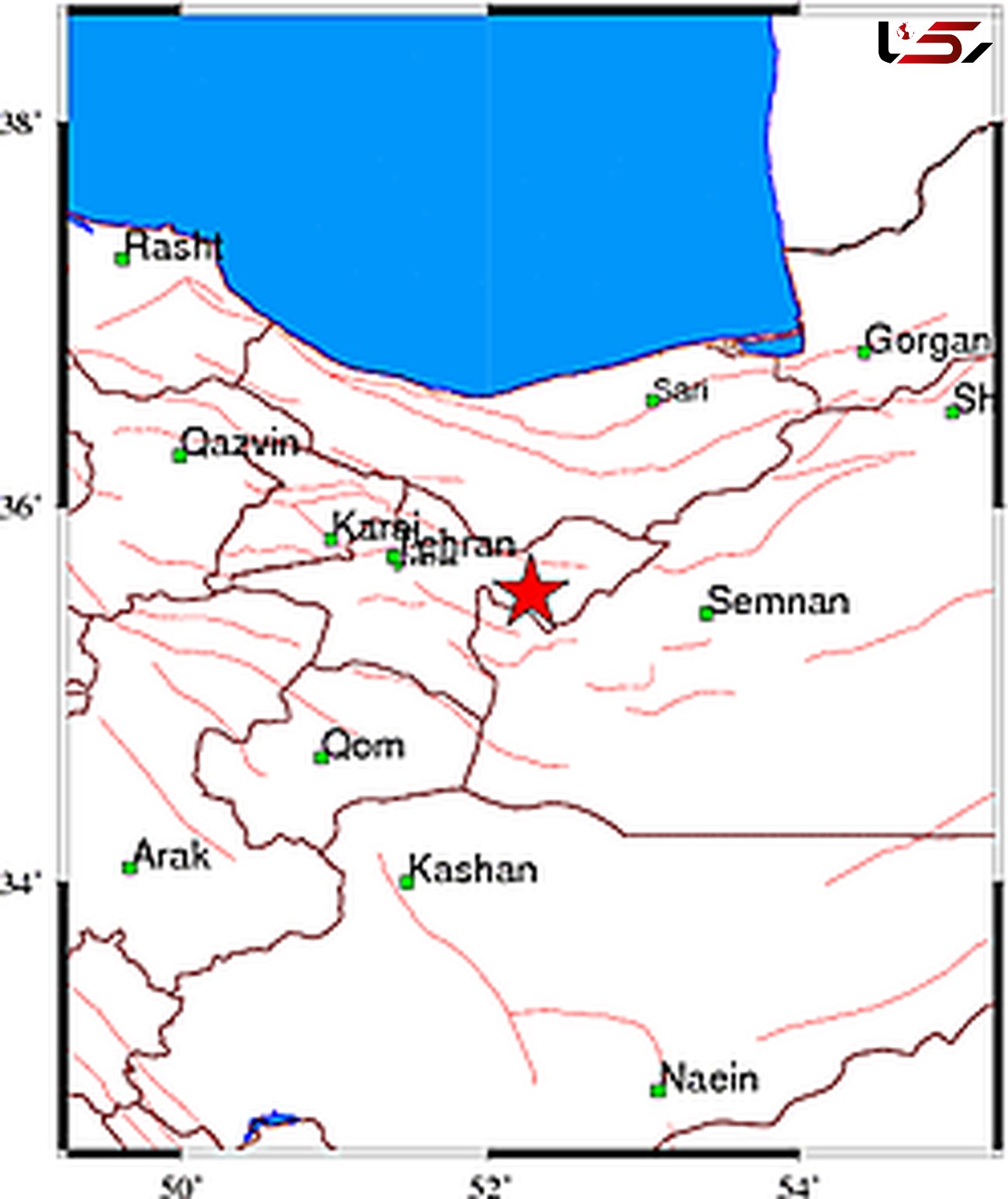 زلزله در دماوند تهران / لحظاتی پیش رخ داد + محل دقیق زلزله