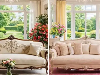 مبلمان فرانسوی مدرن؛ راهنمای انتخاب درست + 15 پیشنهاد