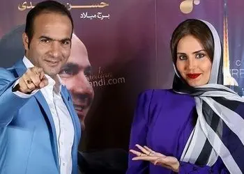 فیلم / حضور دسته جمعی بازیگران و هنرمندان در کنسرت خنده حسن ریوندی/ امین حیایی، نرگس محمدی محسن تنابنده، نسرین مقانلو، پوریا پورسرخ، اکبر عبدی و... 