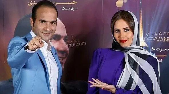 فیلم / حضور دسته جمعی بازیگران و هنرمندان در کنسرت خنده حسن ریوندی/ امین حیایی، نرگس محمدی محسن تنابنده، نسرین مقانلو، پوریا پورسرخ، اکبر عبدی 