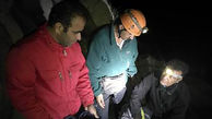 نجات دو کوهنورد گرفتار در ارتفاعات کلاغ نشین گچساران 