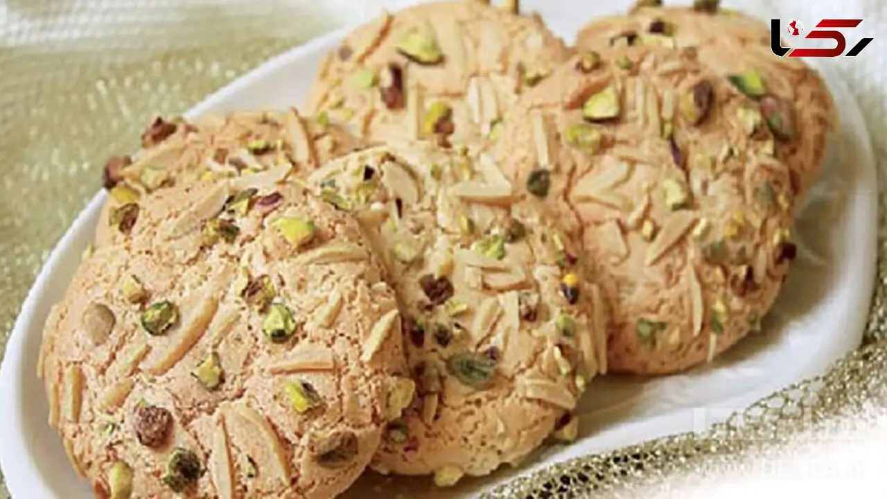 قرابیه قیسی و بادام + فیلم تهیه 