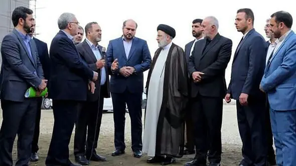 بازدید رئیسی از طرح مترو و بیمارستان ۴۰۳ تختخوابی در حال احداث اسلامشهر