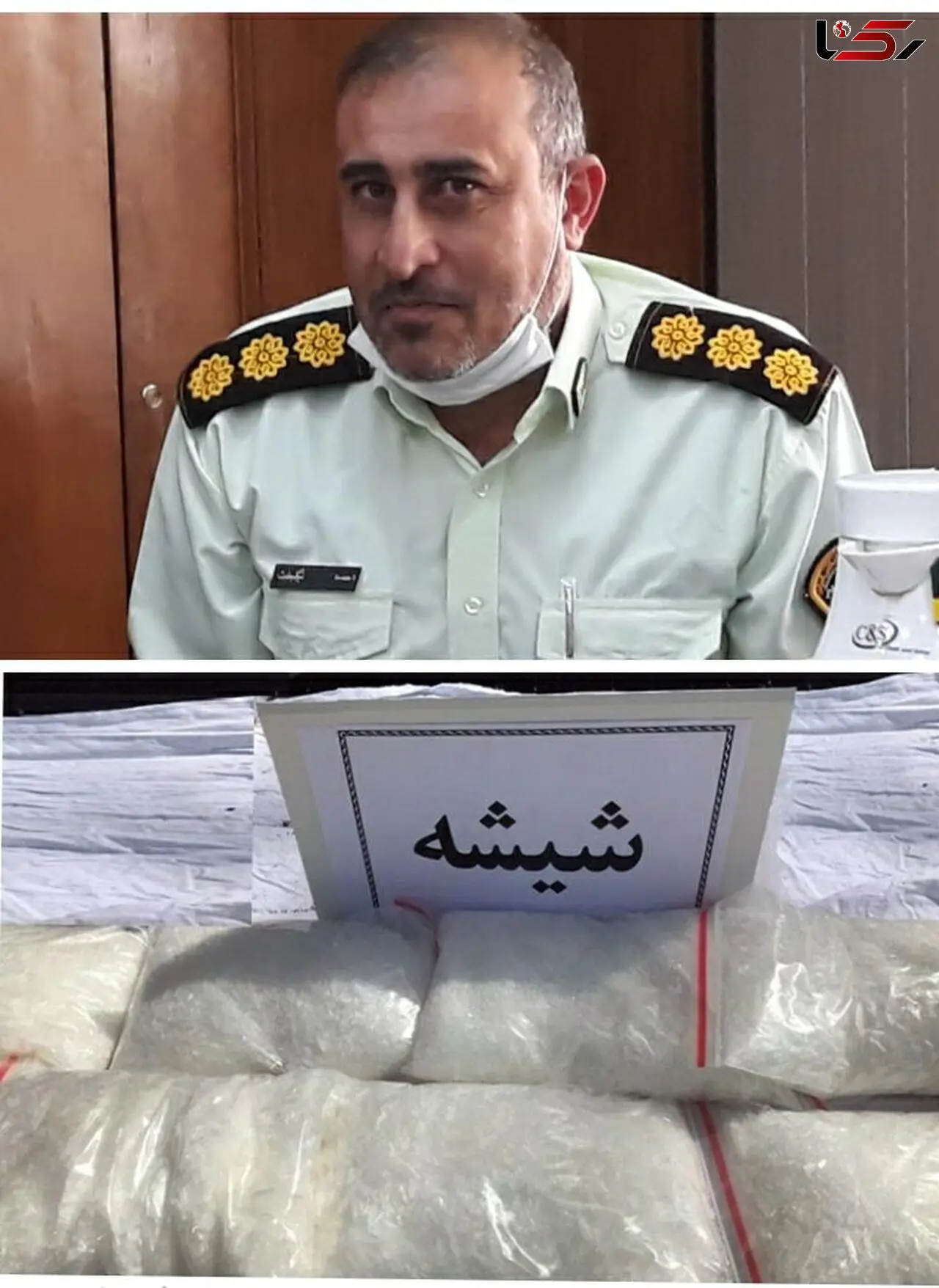 این انبار در اصفهان بجای ضایعات شیشه دپو می کرد!+ کشفیات پلیس