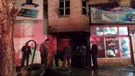 مجروحیت 5 آتش نشان تبریزی در آتش سوزی بزرگ خیابان آزادی + عکس