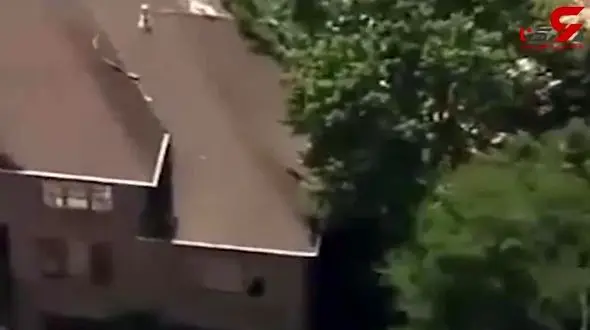 خرابی‌های انفجار گاز در آمریکا + فیلم 