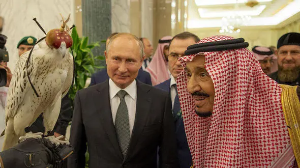 
تصویری از هدیه پوتین به شاه عربستان
