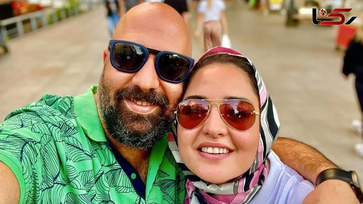 فیلم/ علی اوجی: سر فیلم برداری با نرگش خندیدیم و من گفتم با من ازدواج می کنی...  بعد به مامانش گفتم و تو مشهد ازش بله گرفتم و شب یلدا رفتیمم خواستگاری...!