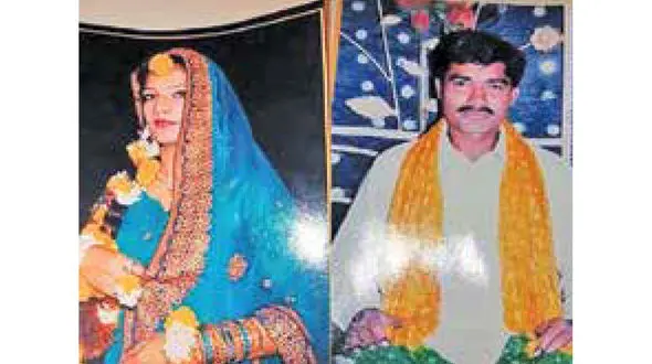 عکس عروسی یک زن که در آتش داماد زنده زنده سوخت! + جزییات