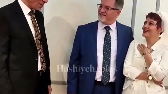 آناهیتا همتی دومین بار ازدواج کرد / اولین فیلم  لباس عروس خیلی عجیب  خانم بازیگر ! + عکس شوهر اولش