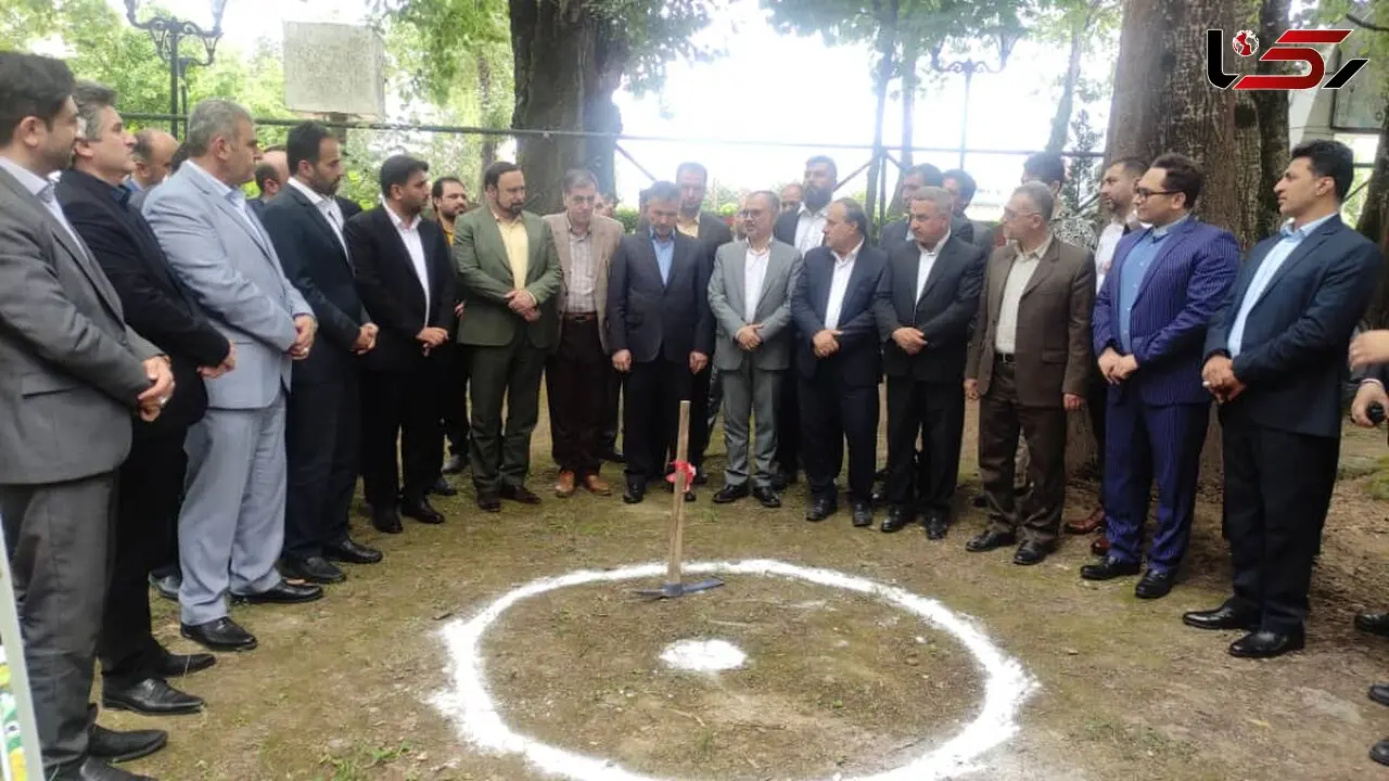 پروژه گذر خوراک در بوستان ملت رشت کلید خورد