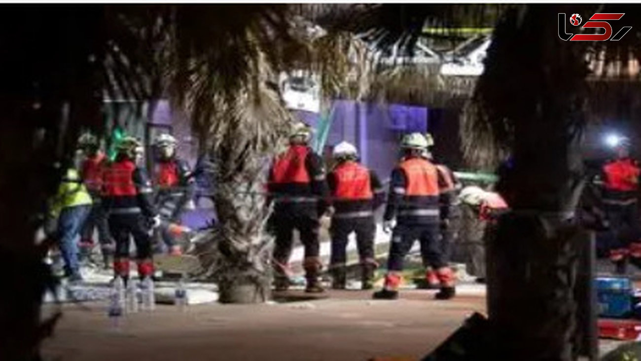 فروریختن ساختمان در اسپانیا با ۲۰ کشته و مصدوم