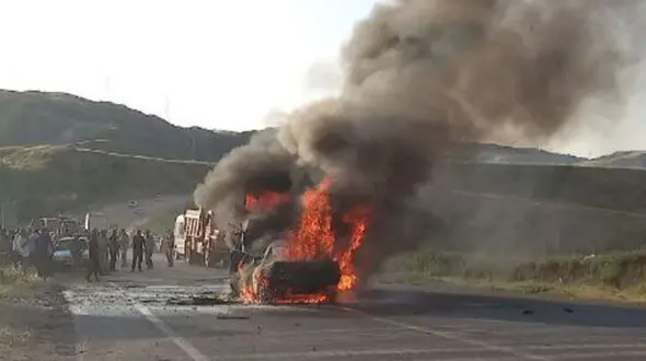تصادف مرگبار در محور دره شهر-بدره ۴ کشته برجای گذاشت 