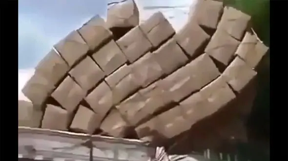 ببینید / این بار کج به مقصد رسید!