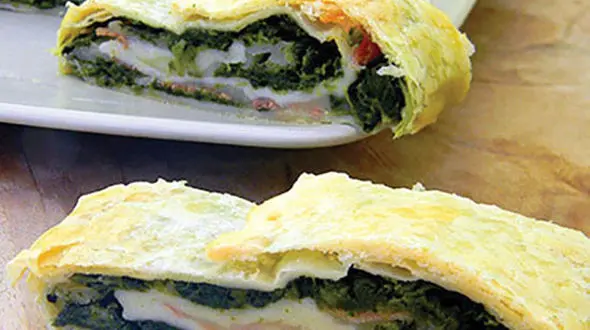 رولت سبزیجات یک شام سبک+ دستور پخت