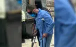 فیلم / حمله گنده لات قداره کش به کله پاچه ای! / صورت مرد بیگناه را 2 قارچ کرد ! + اعترافات