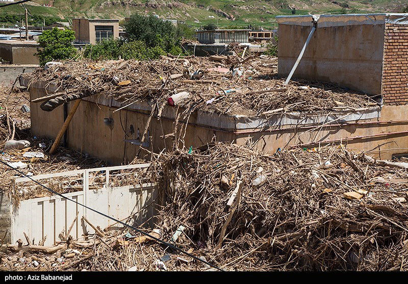 تخریب کامل روستای «چم‌مهر»