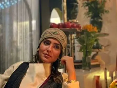 استایل و شال و کلاه شیک مونا کرمی+ عکس