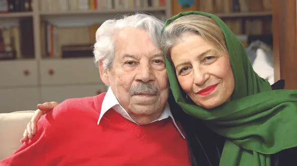 ماجرای آشنایی تا ازدواج زنده‌یاد داوود رشیدی از زبان احترام برومند +فیلم 