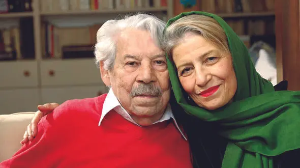 ماجرای آشنایی تا ازدواج زنده‌یاد داوود رشیدی از زبان احترام برومند +فیلم 