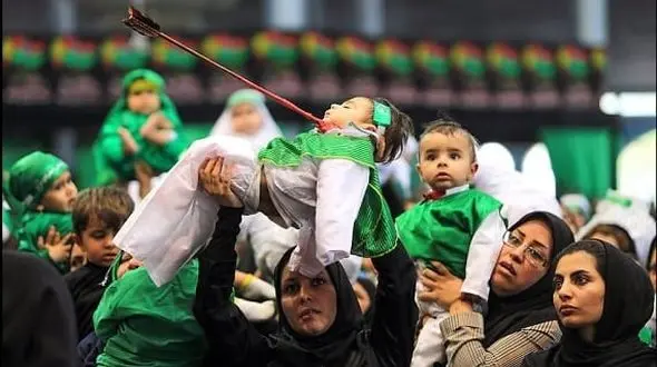 برگزاری مراسم شیرخوارگان حسینی در لرستان