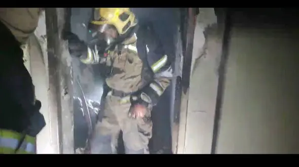 آتش سوزی مرگبار در گلابدره تهران / پسر جوان زنده زنده سوخت + فیلم و عکس