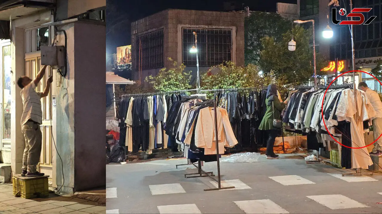 سرقت برق و اشغال معبر در روز روشن ! / اعضای شورای شهر چه خبر از ساماندهی دستفروشان؟
