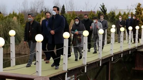 بازدید دکتر سرهنگی از مجتمع گردشگری آیرال واقع در روستای بیج شهرستان خمام