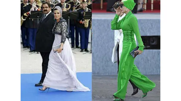 رسوایی زن عرب در جدال زشت برای کنار زدن زنان زیبا و مشهور +عکس 